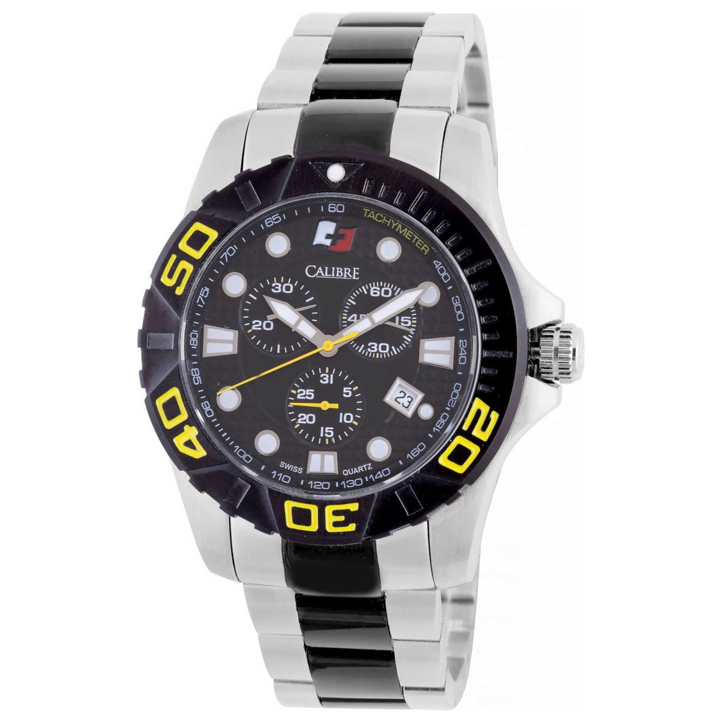 Front view of Calibre Akron Men's Quartz Watch SC-5A2-04-002