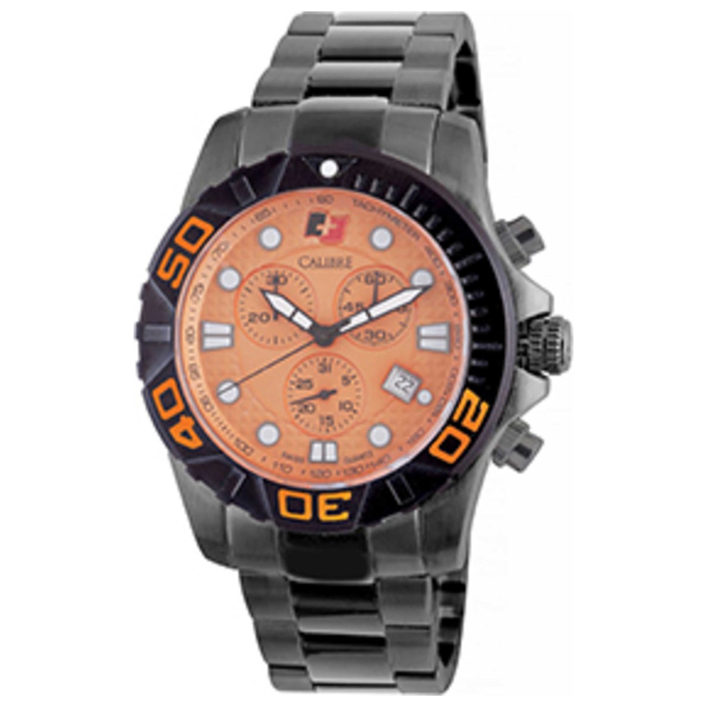 Front view of Calibre Akron Men's Quartz Watch SC-5A2-13-079.10