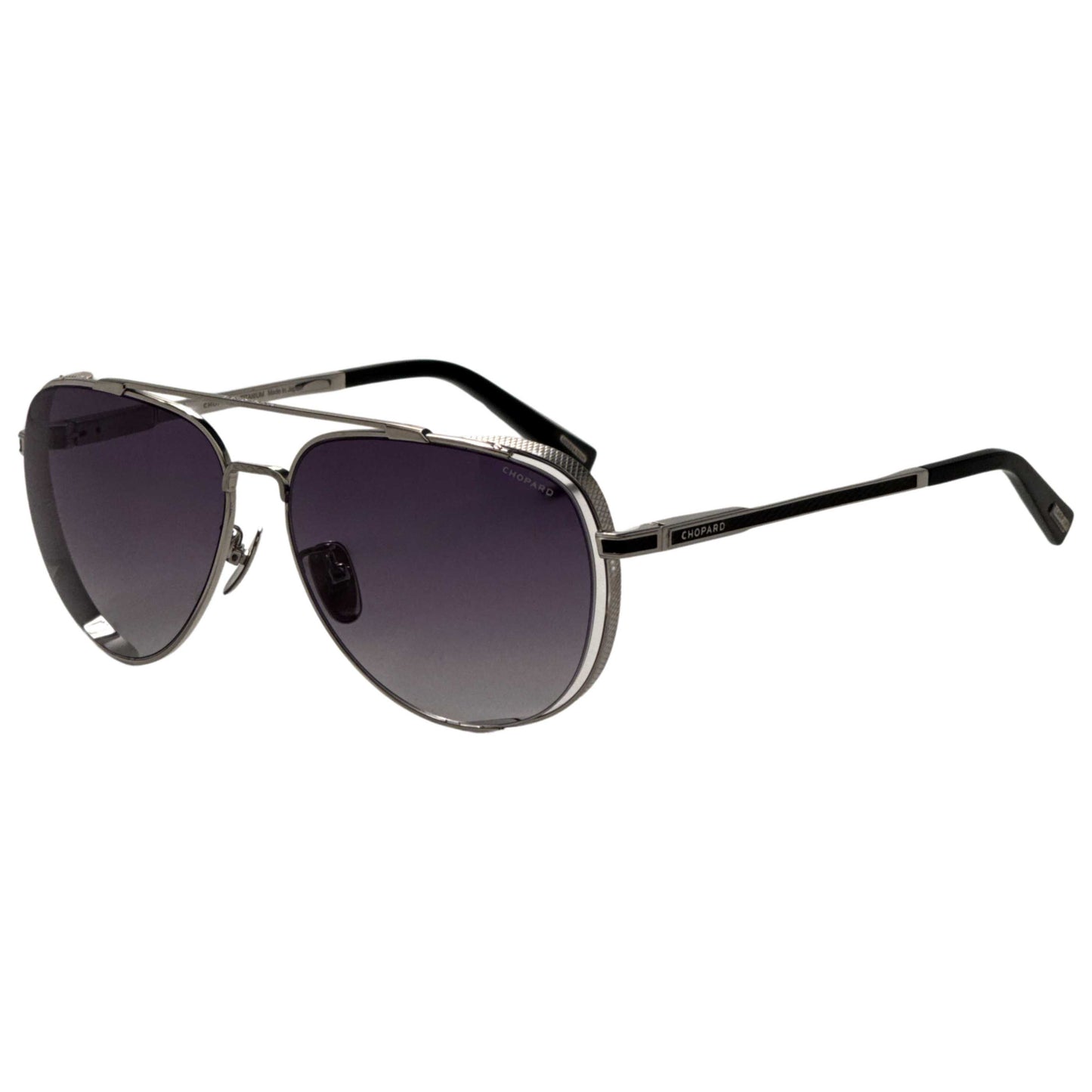 Front view of Chopard Men's Sunglasses SCHC33M600K07
