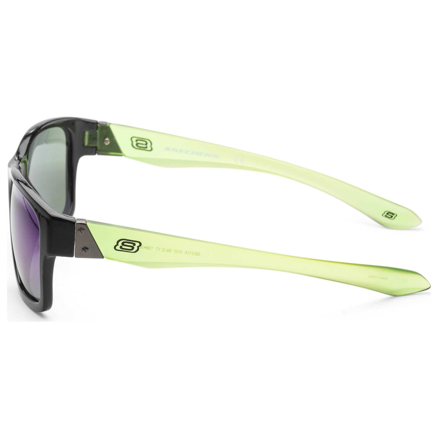 Left view of Skechers Men's Sunglasses SE5118S-01D-58