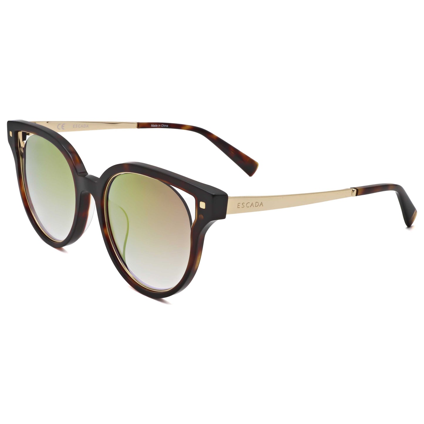 Front view of Escada Women's Sunglasses SESA50F-G21R-51
