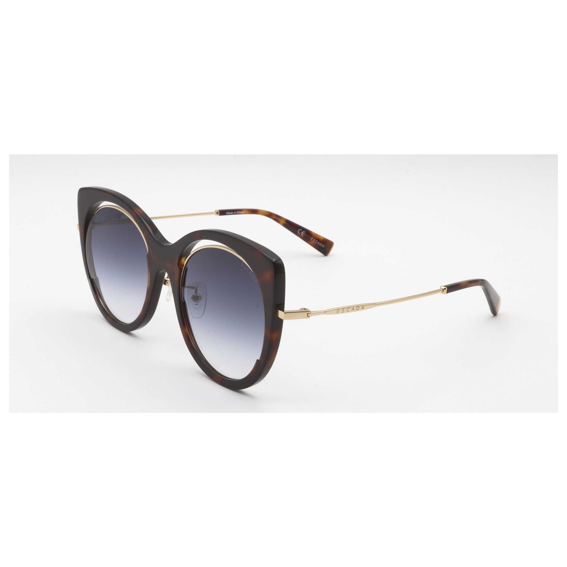 Front view of Escada Women's Sunglasses SESA58F-0G21-54