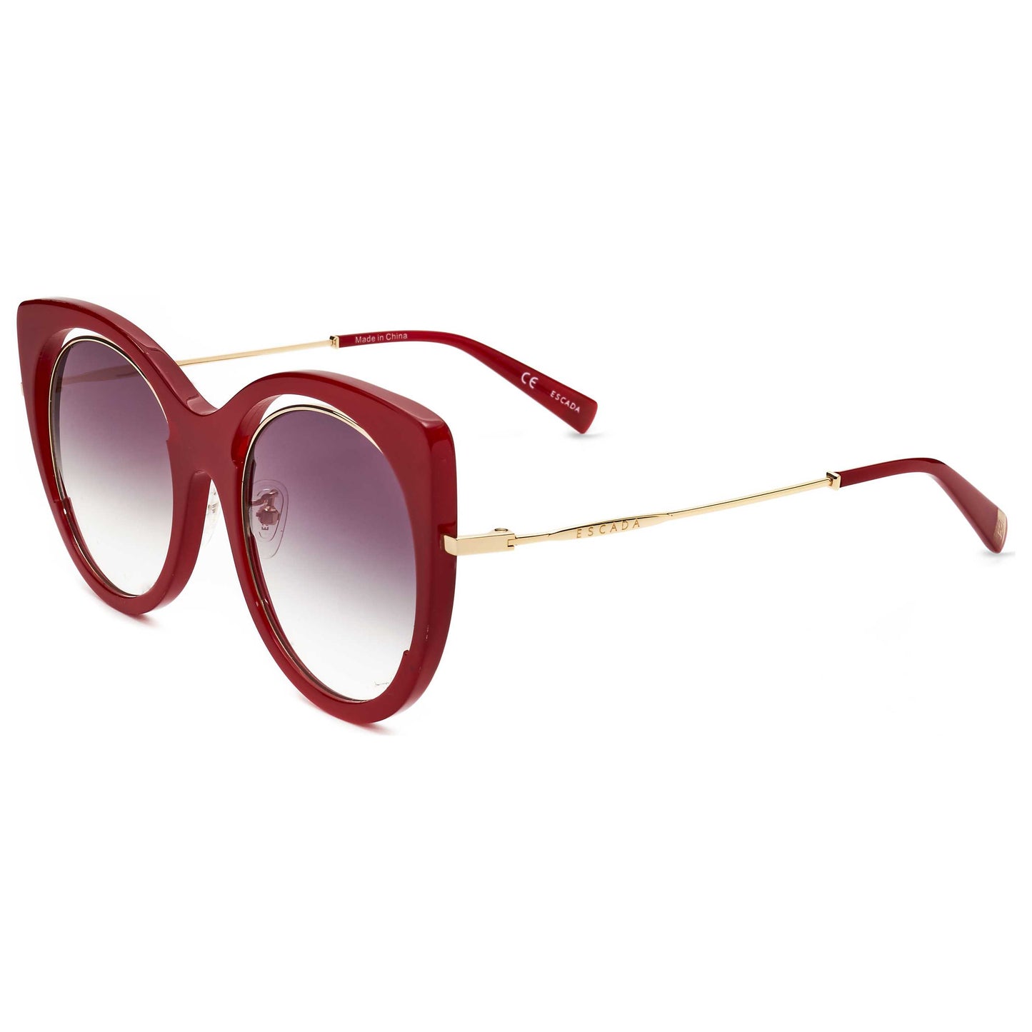 Front view of Escada Women's Sunglasses SESA58F-T02R-54