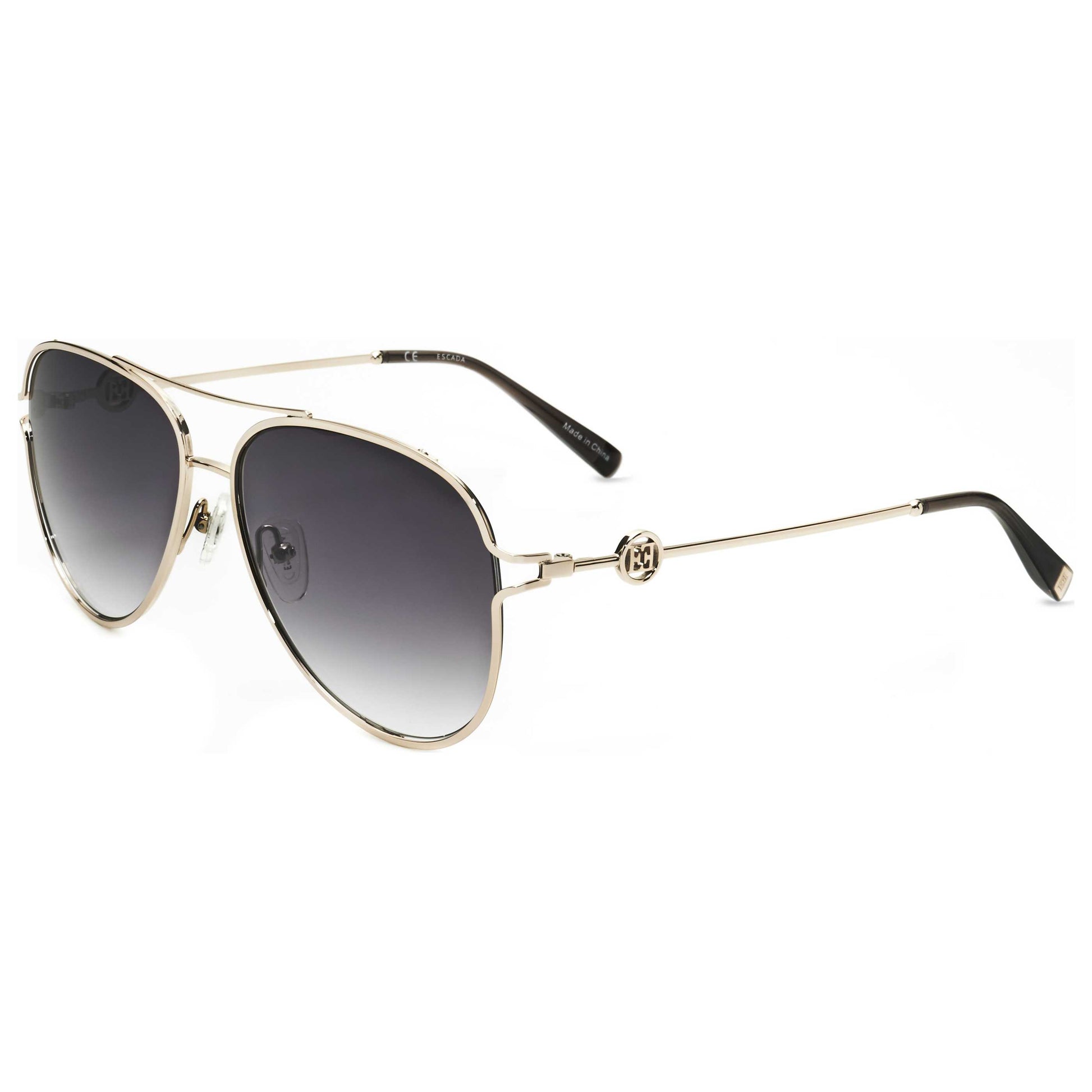 Front view of Escada Women's Sunglasses SESB77F-300-58