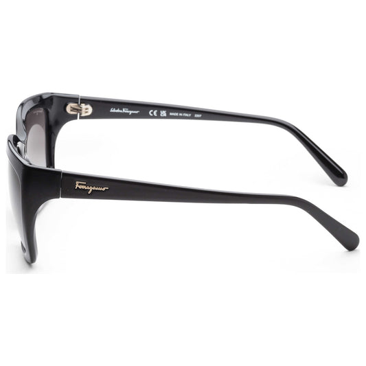 Left view of Ferragamo Fashion Women's Sunglasses SF1018S-001