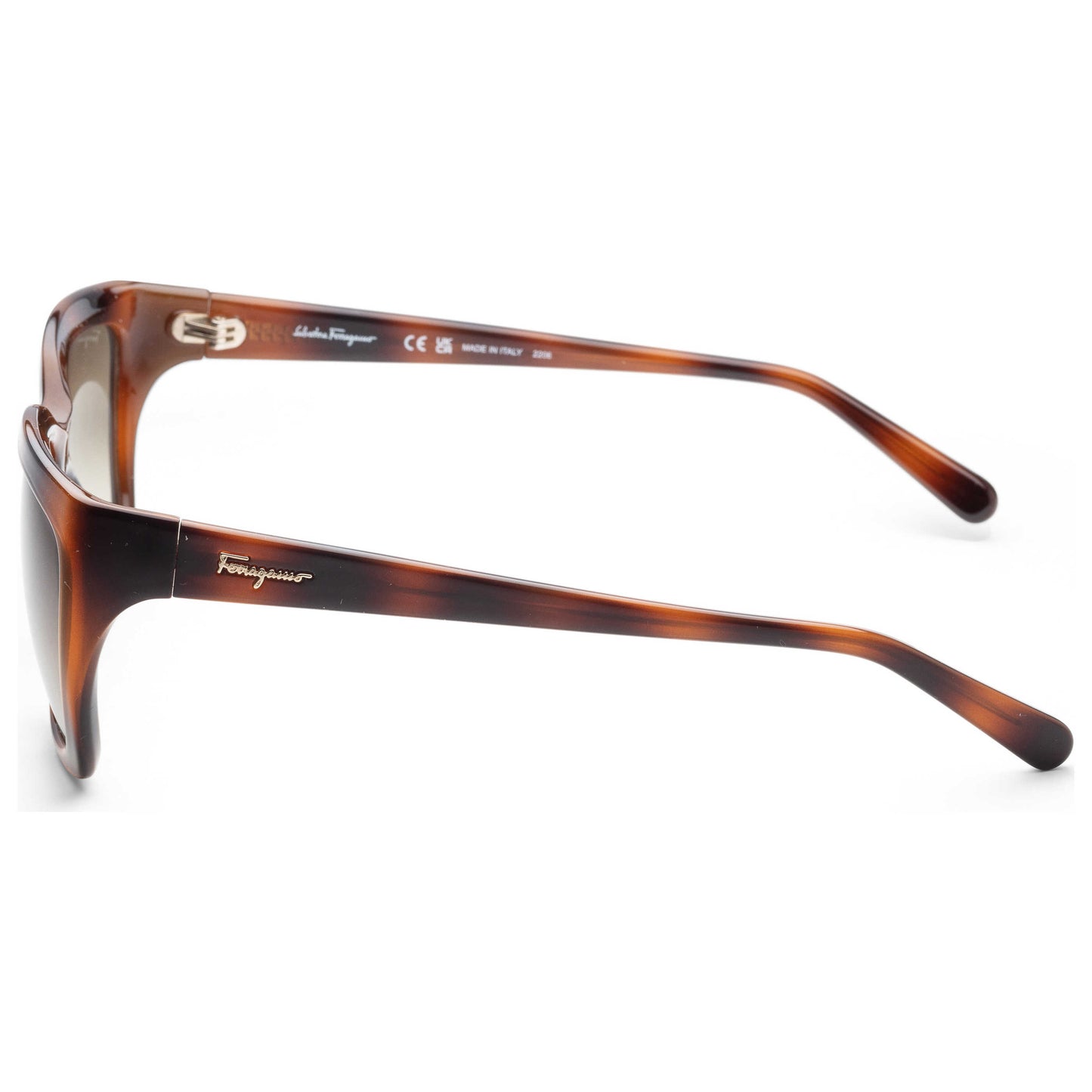 Left view of Ferragamo Fashion Women's Sunglasses SF1018S-214
