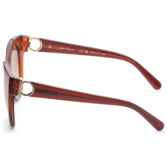 Left view of Ferragamo Fashion Women's Sunglasses SF1031S-261