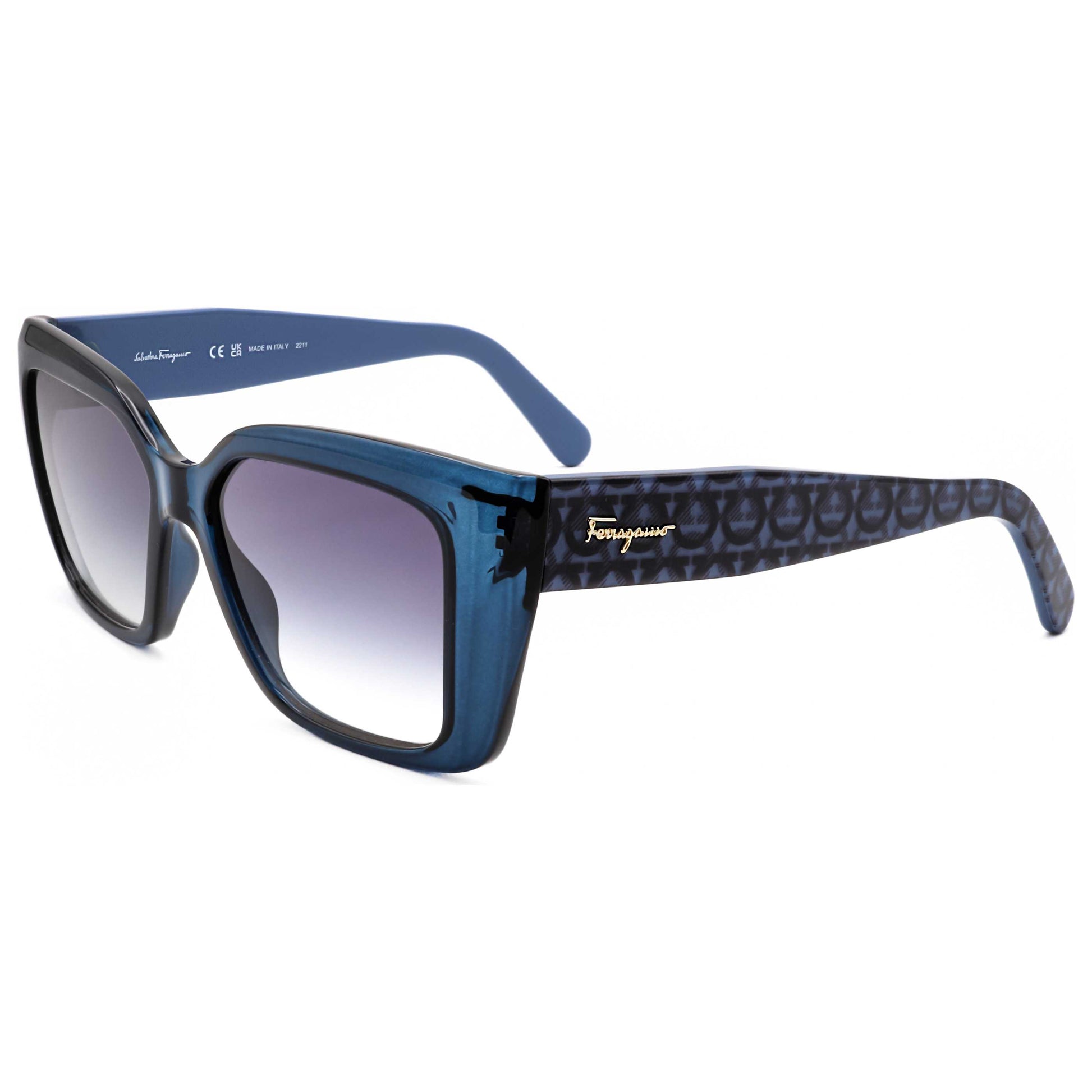 Front view of Ferragamo Women's Sunglasses SF1042S-432-55