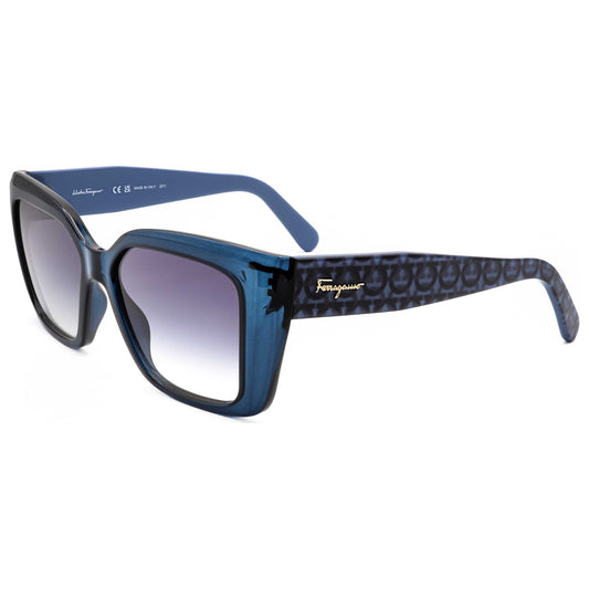 Front view of Ferragamo Women's Sunglasses SF1042S-432-55