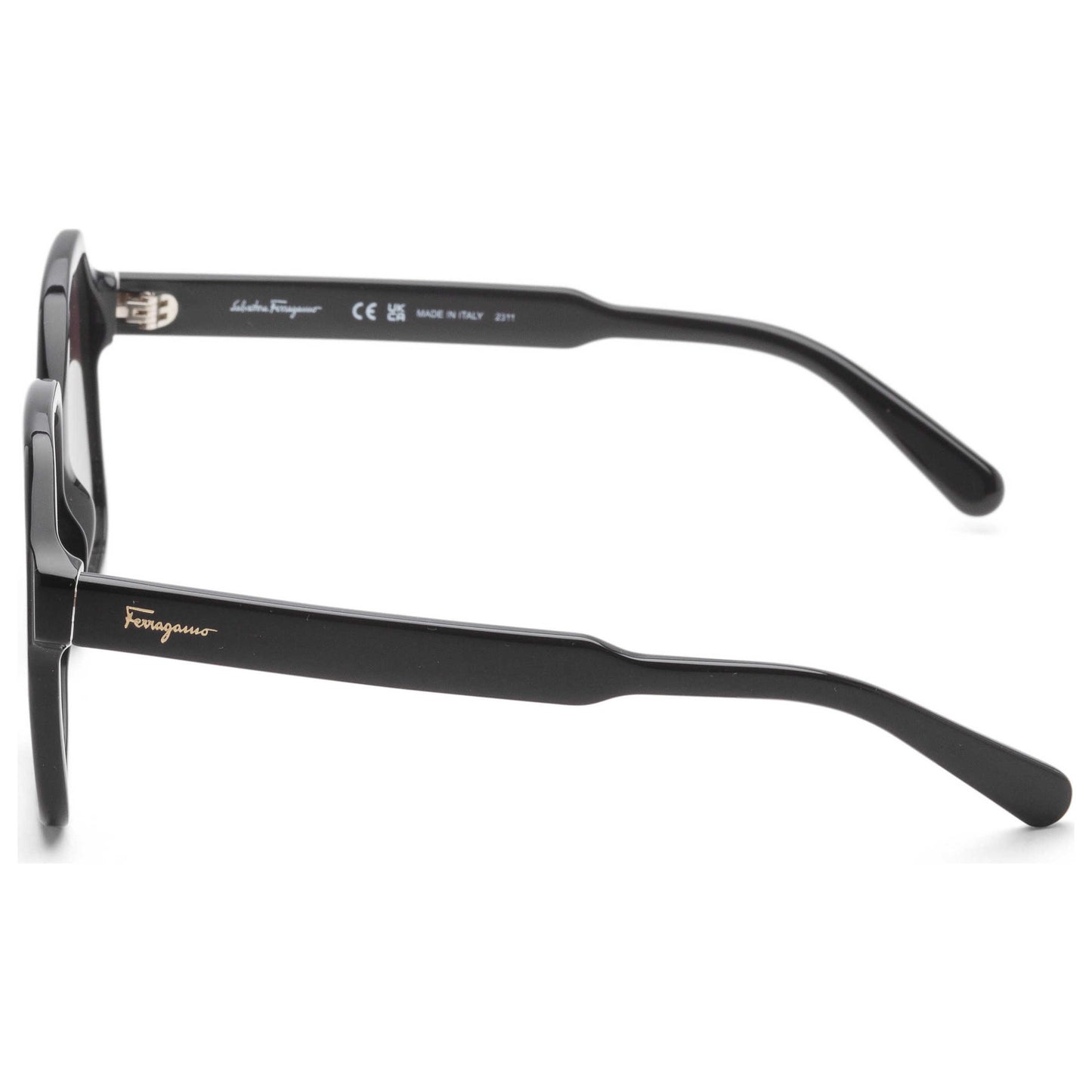 Left view of Ferragamo Women's Sunglasses SF1069S-001-56