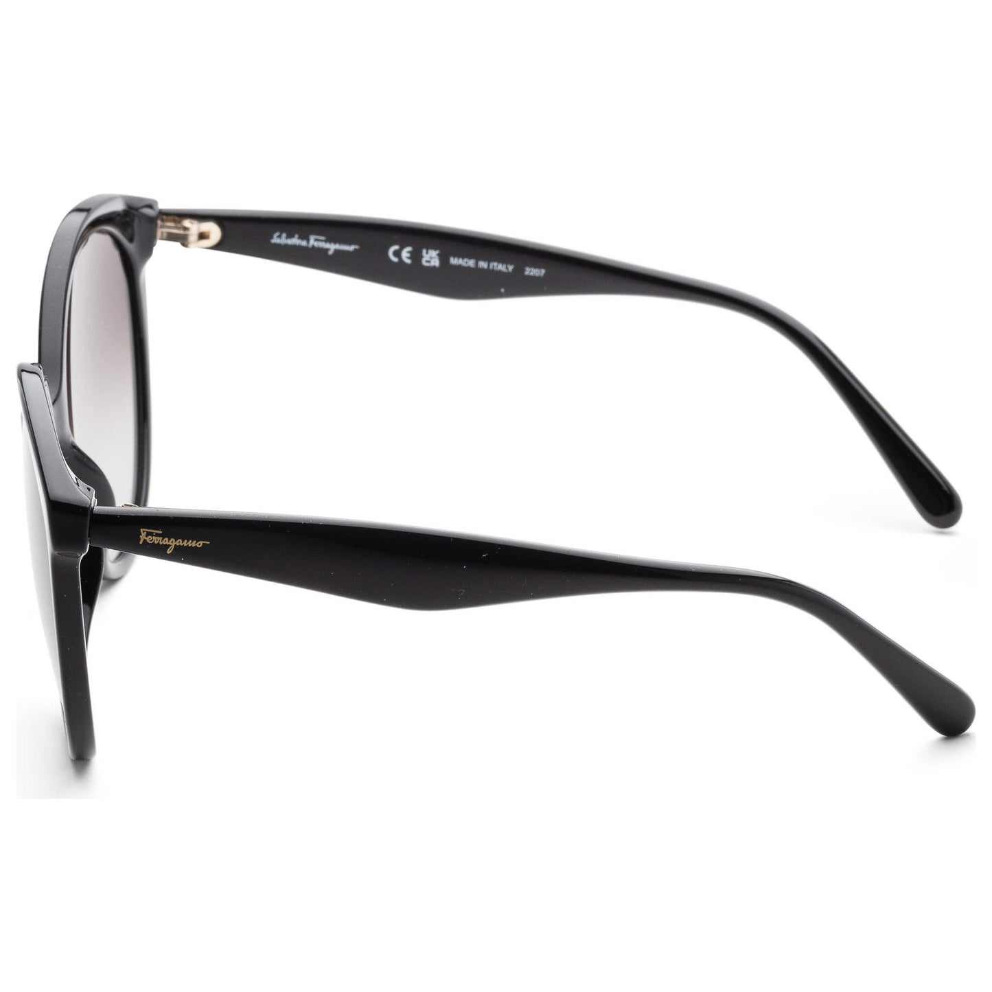 Left view of Ferragamo Fashion Women's Sunglasses SF1071S-001