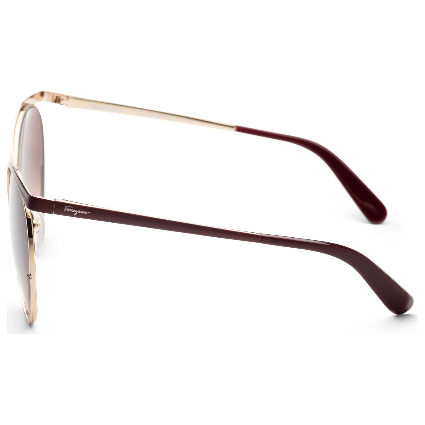 Left view of Ferragamo Fashion Women's Sunglasses SF165S-637