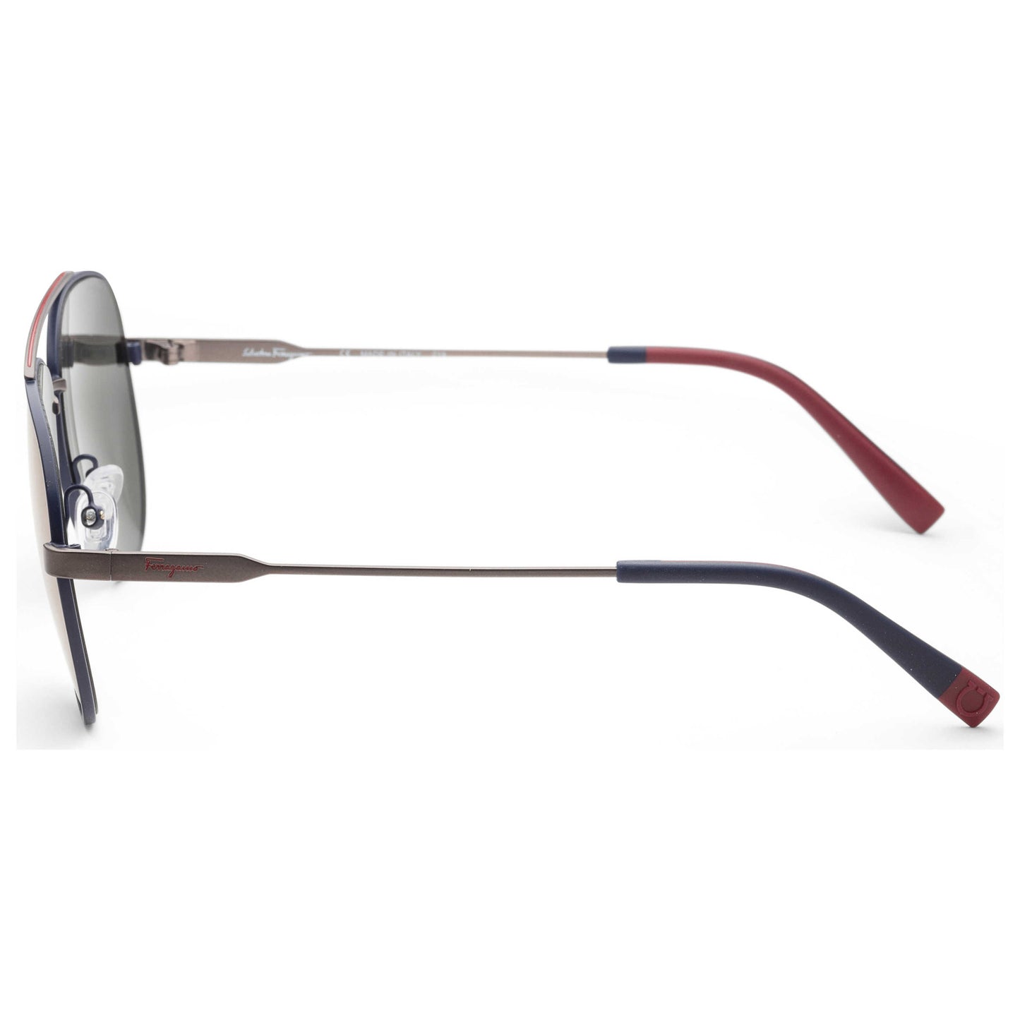 Left view of Ferragamo Fashion Men's Sunglasses SF204S-414