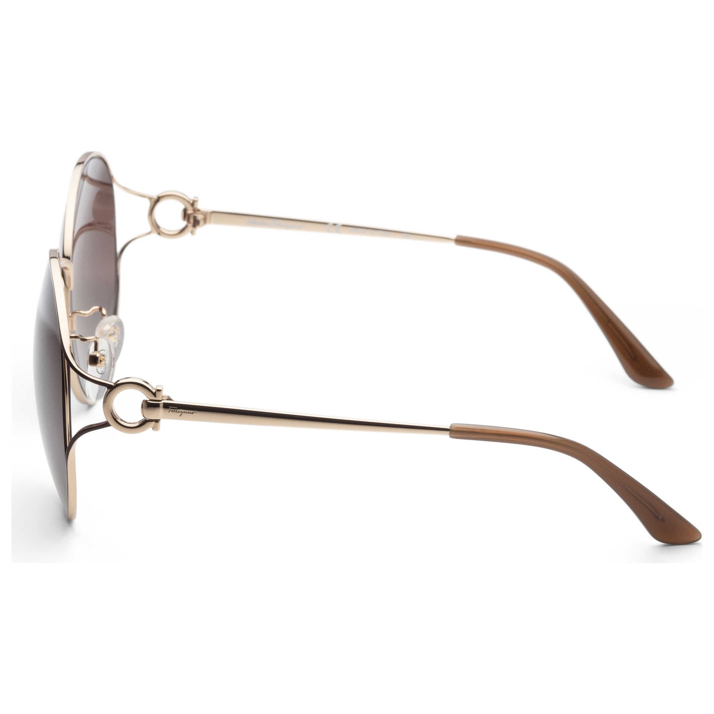 Left view of Ferragamo Fashion Women's Sunglasses SF215SK-704