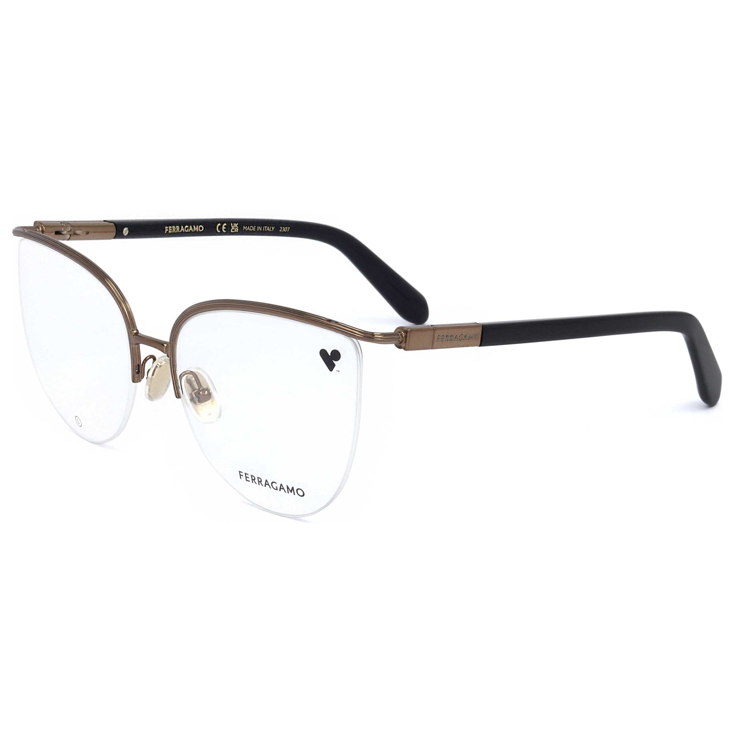 Front view of Ferragamo Women's Opticals SF2227-730-56