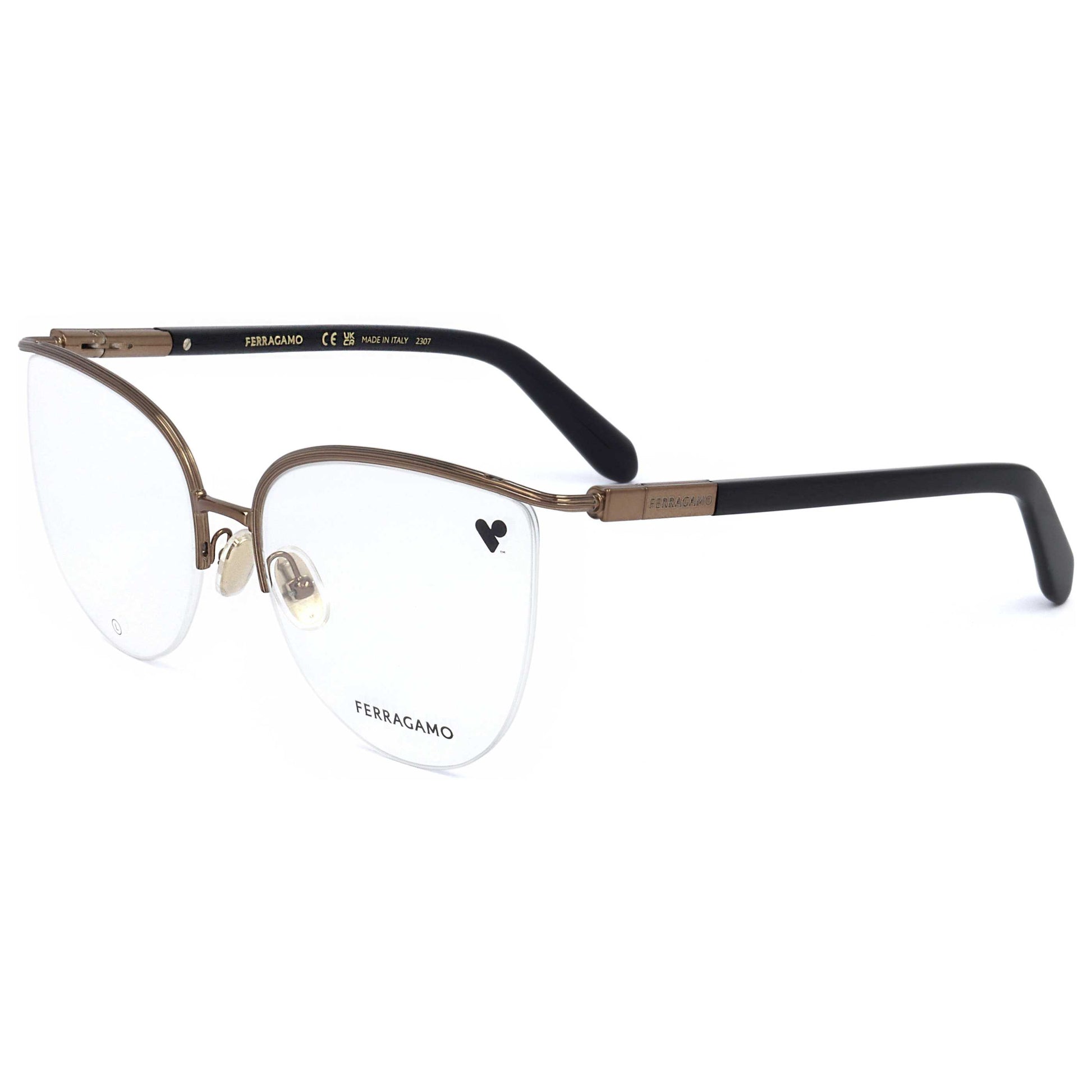 Front view of Ferragamo Women's Opticals SF2227-730-56