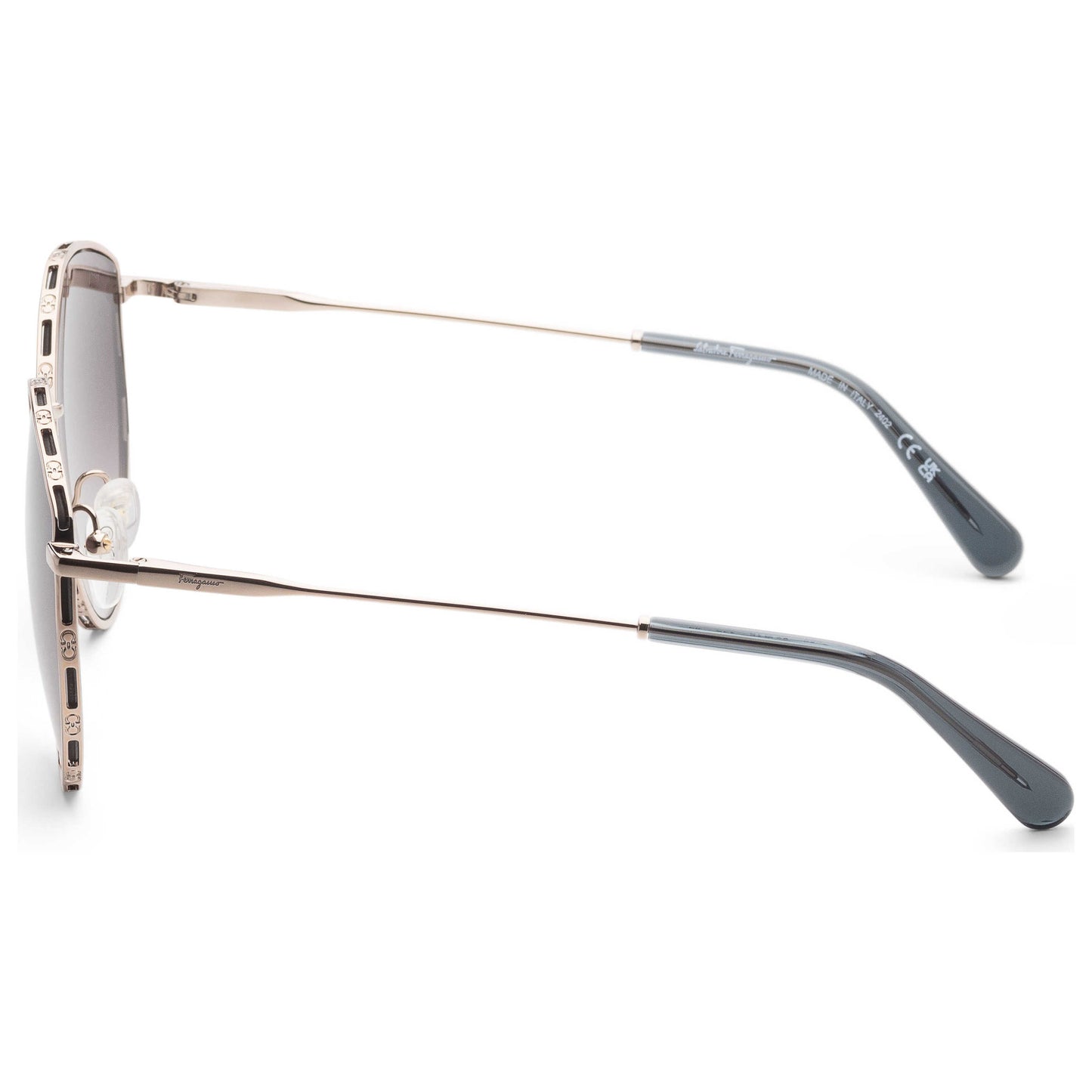 Left view of Ferragamo Fashion Women's Sunglasses SF264S-785