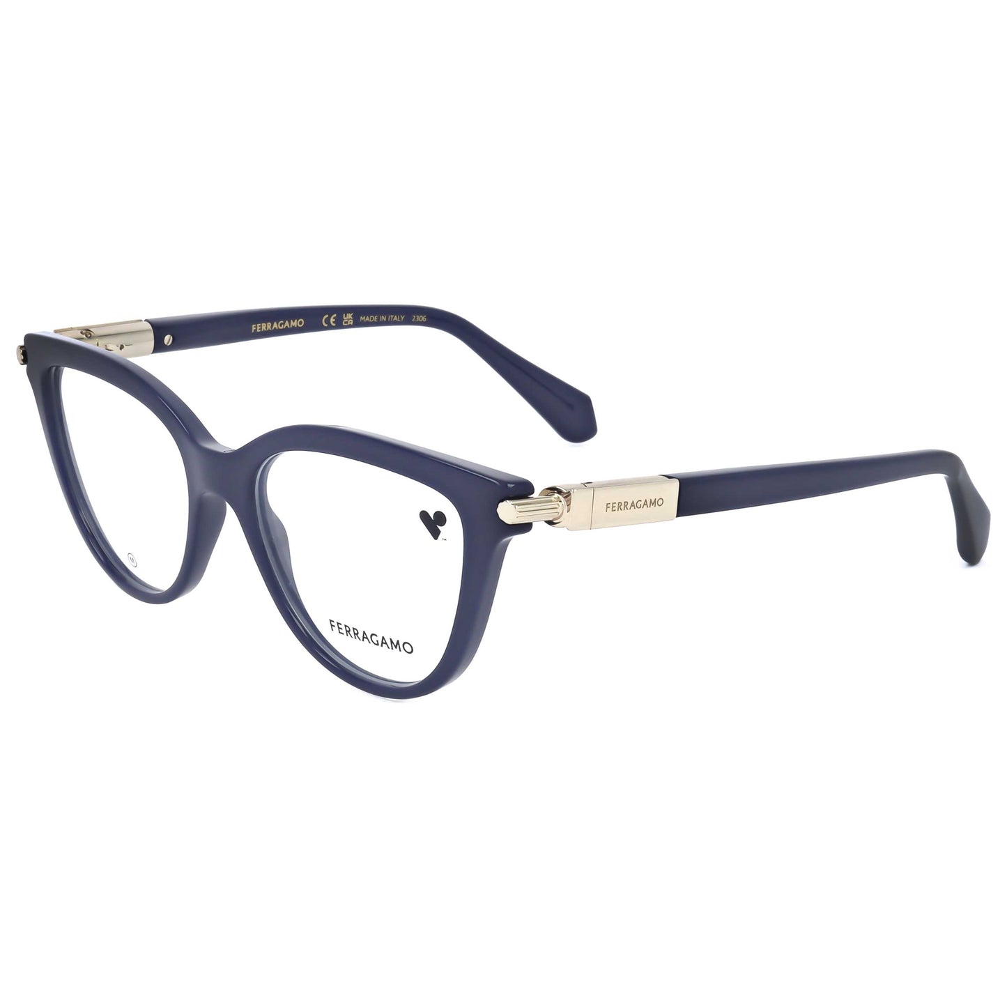 Front view of Ferragamo Women's Opticals SF2974-414-52