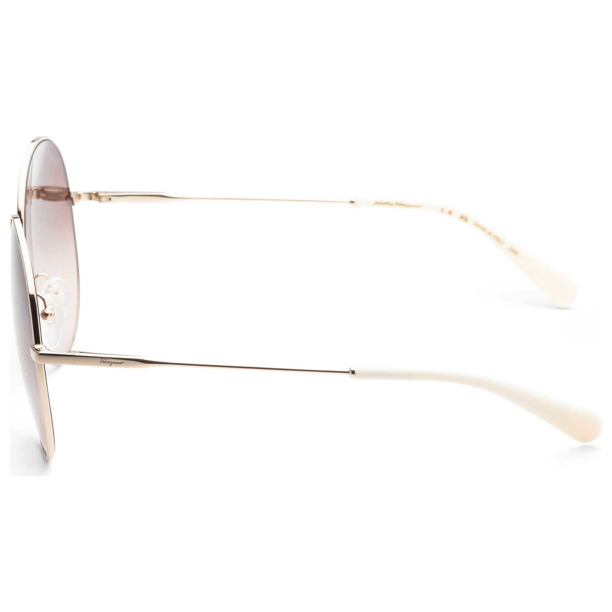 Left view of Ferragamo Fashion Women's Sunglasses SF299S-703-60
