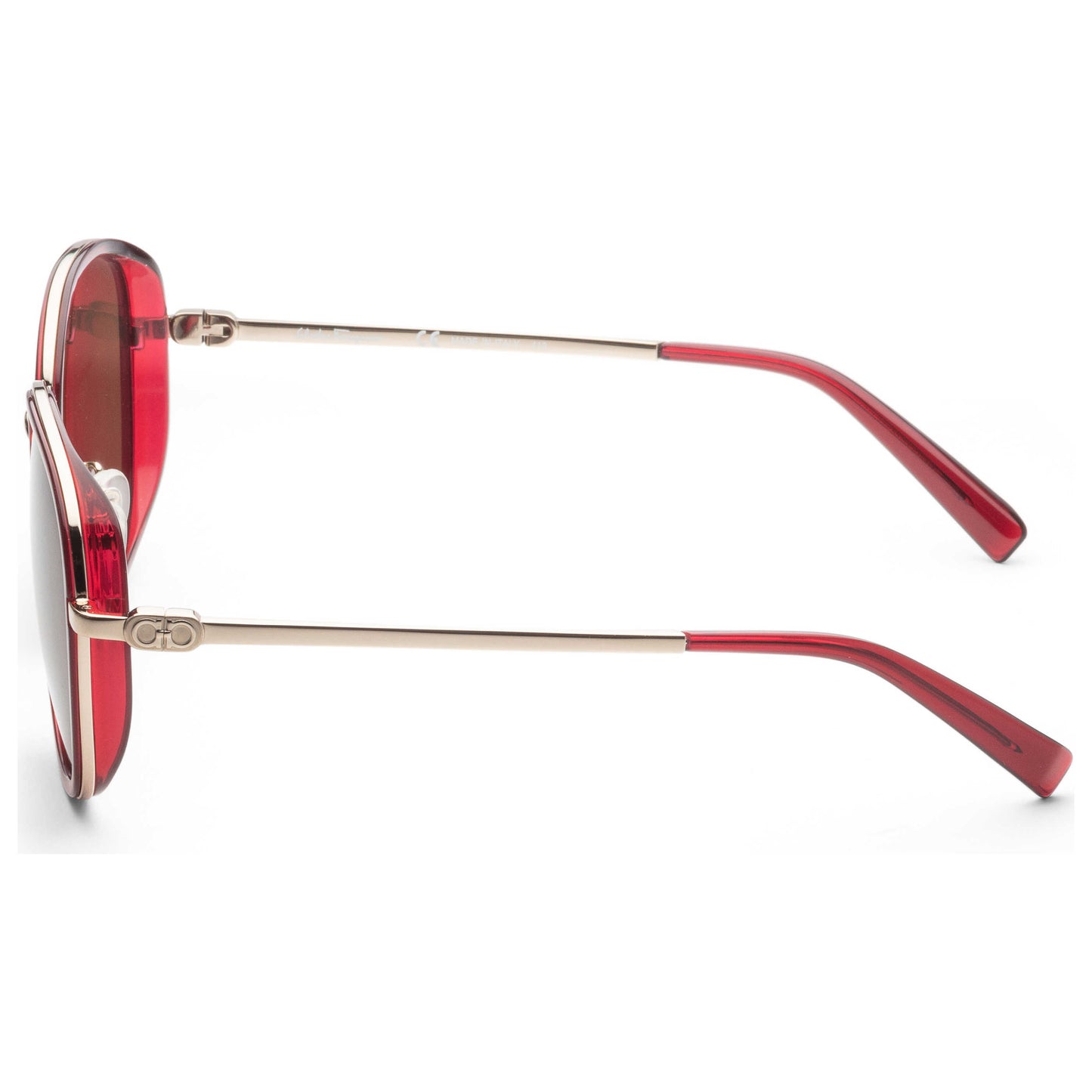 Left view of Ferragamo Fashion Women's Sunglasses SF848SPK-613