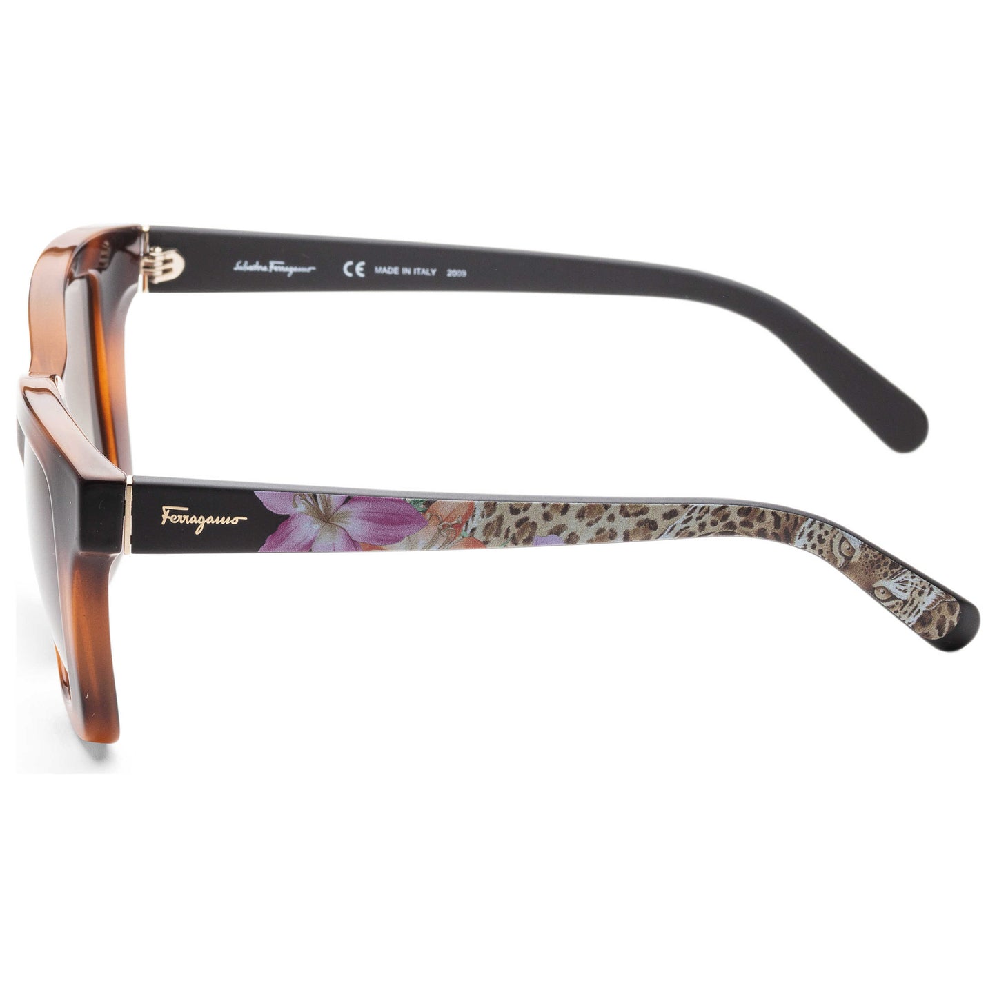 Left view of Ferragamo Fashion Women's Sunglasses SF858S-5319214