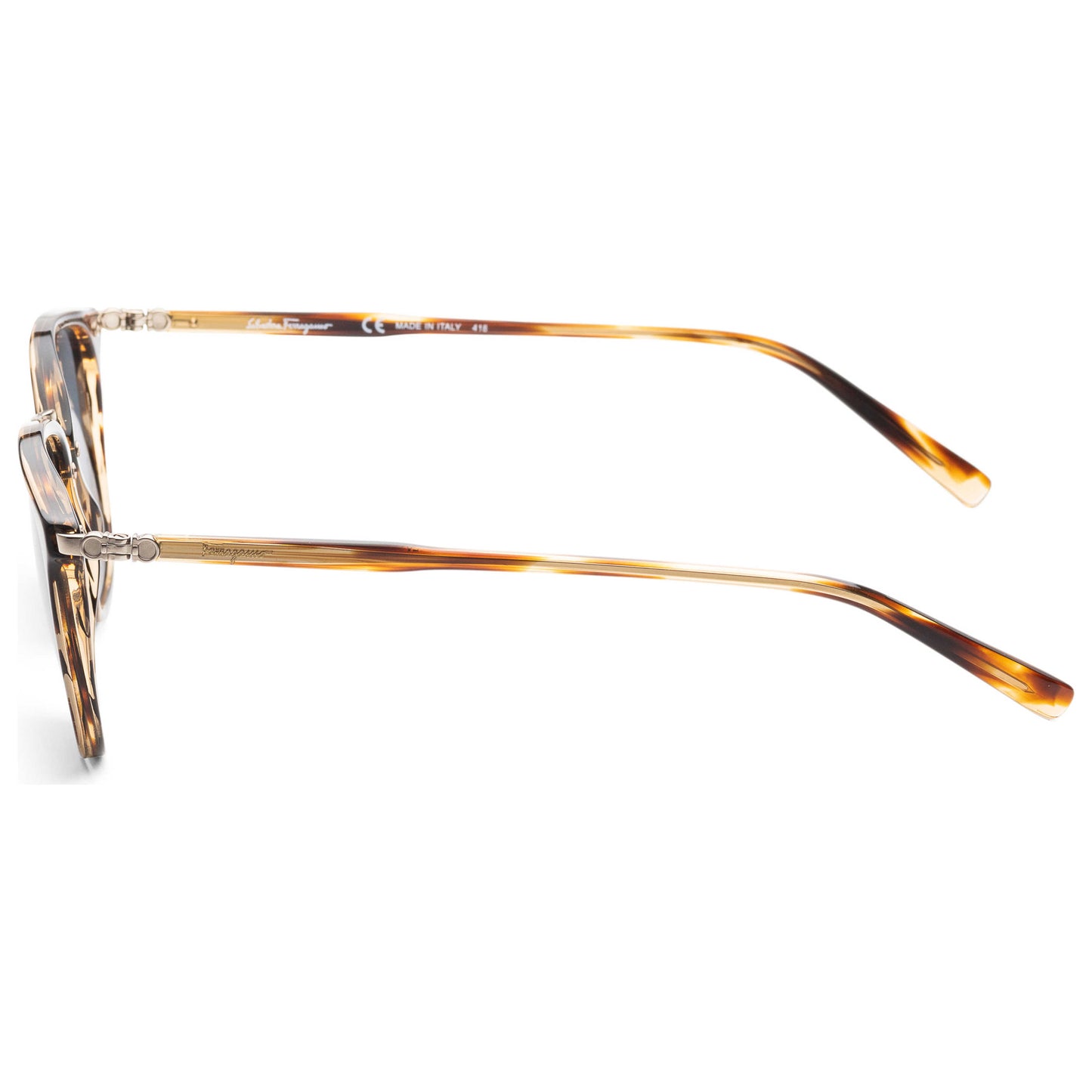 Left view of Ferragamo Fashion Men's Sunglasses SF910S-5418216