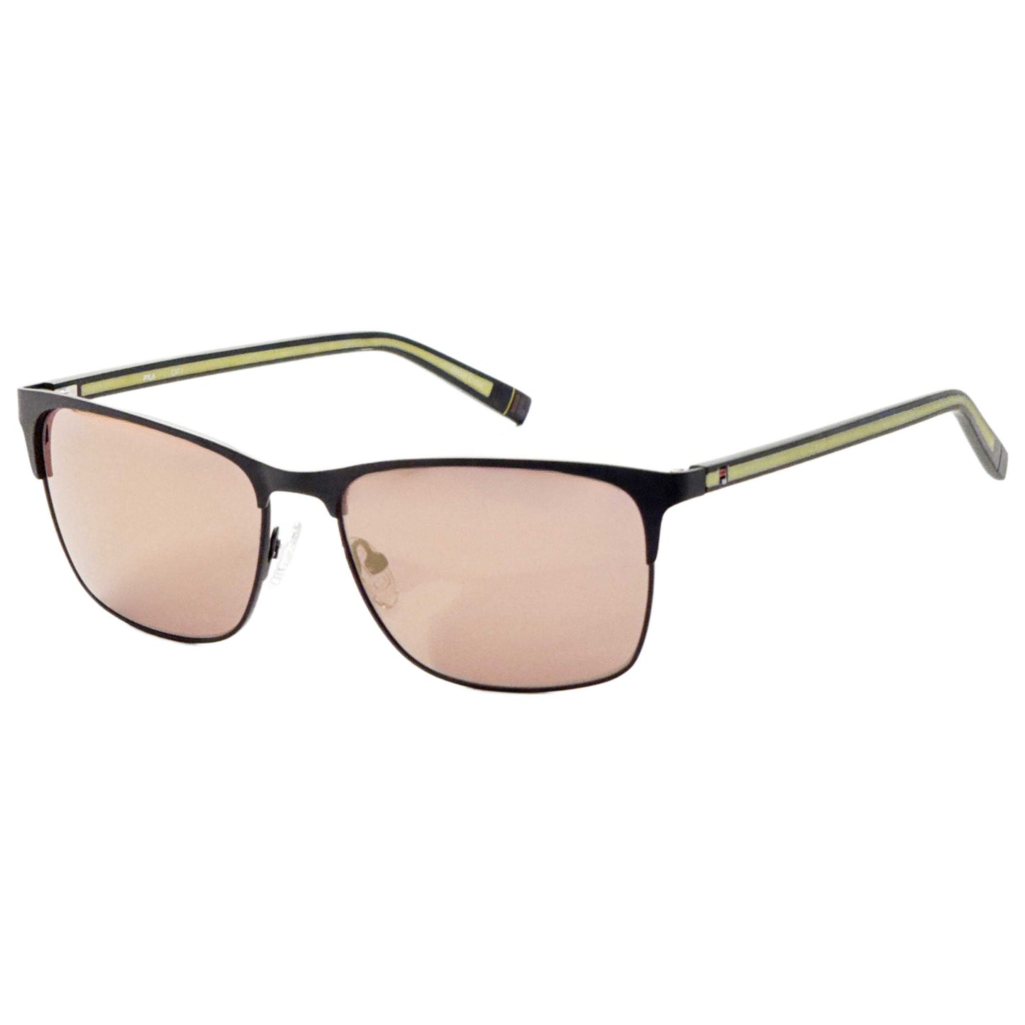 Front view of Fila Men's Sunglasses SF9486-580BLA