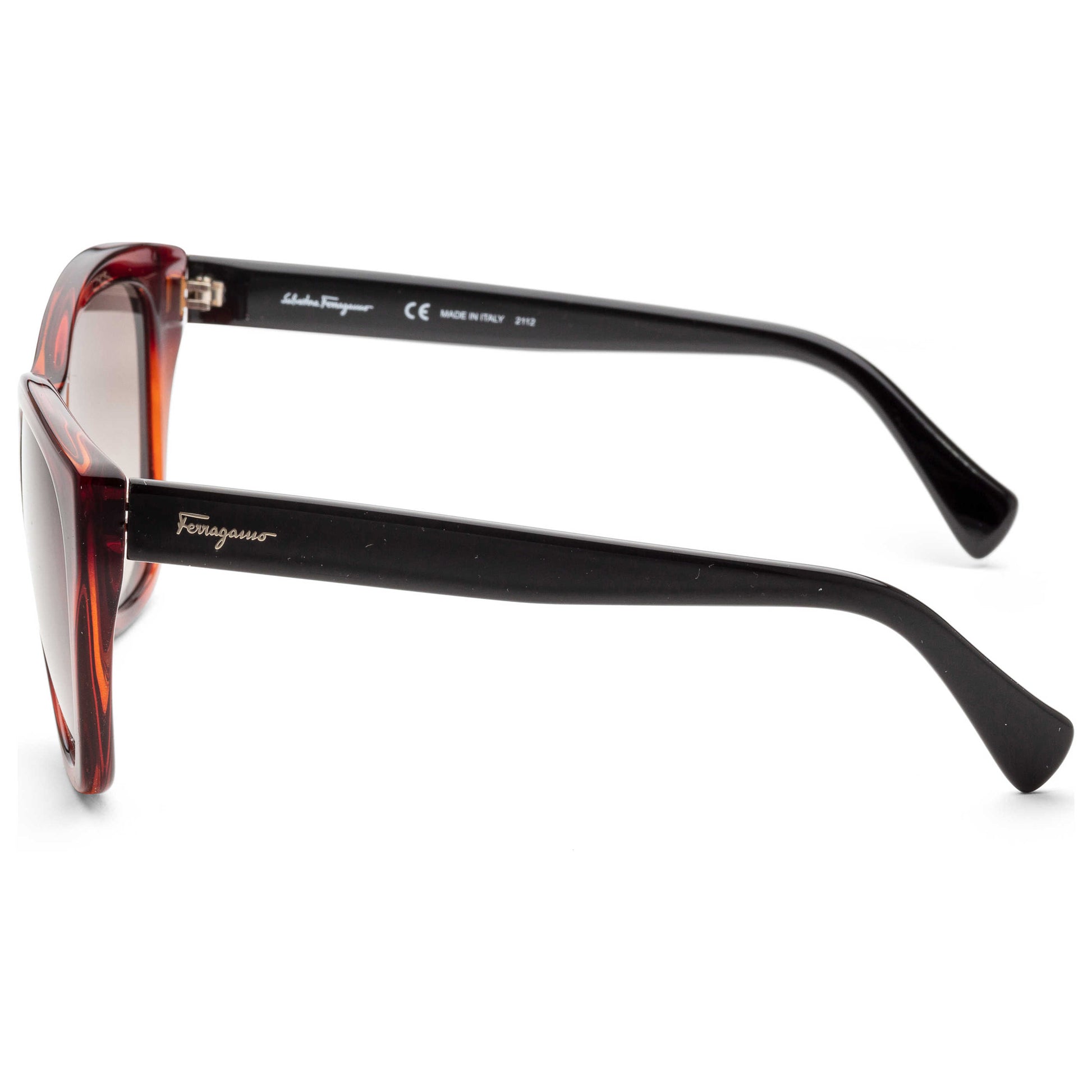 Left view of Ferragamo Women's Sunglasses SF957S-214