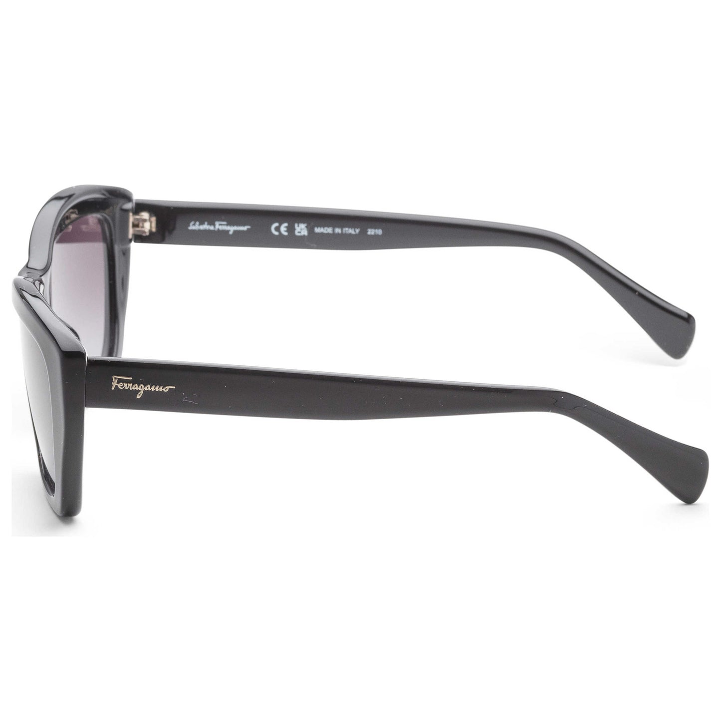Left view of Ferragamo Women's Sunglasses SF958S-001