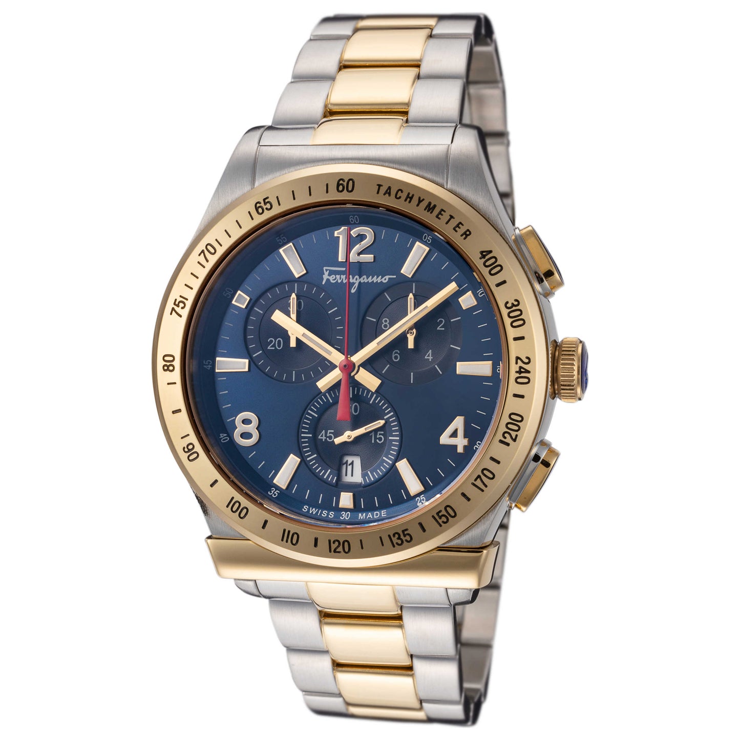 Front view of Ferragamo 1898 Men's Quartz Watch SFHW00420