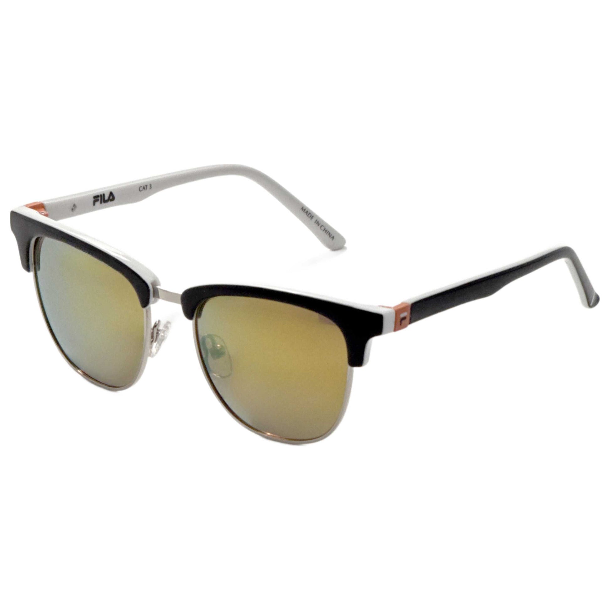 Front view of Fila Unisex Sunglasses SFI154-470BLA