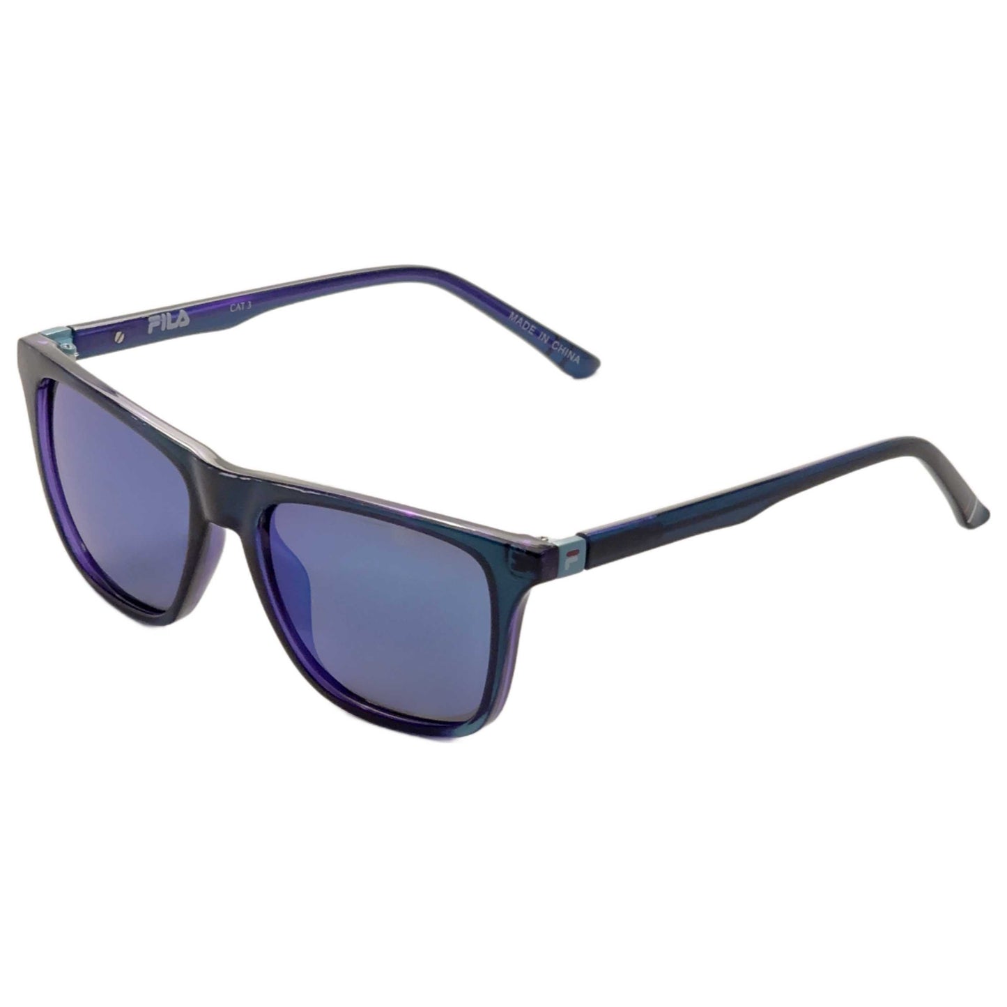 Front view of Fila Unisex Sunglasses SFI155-480BLE