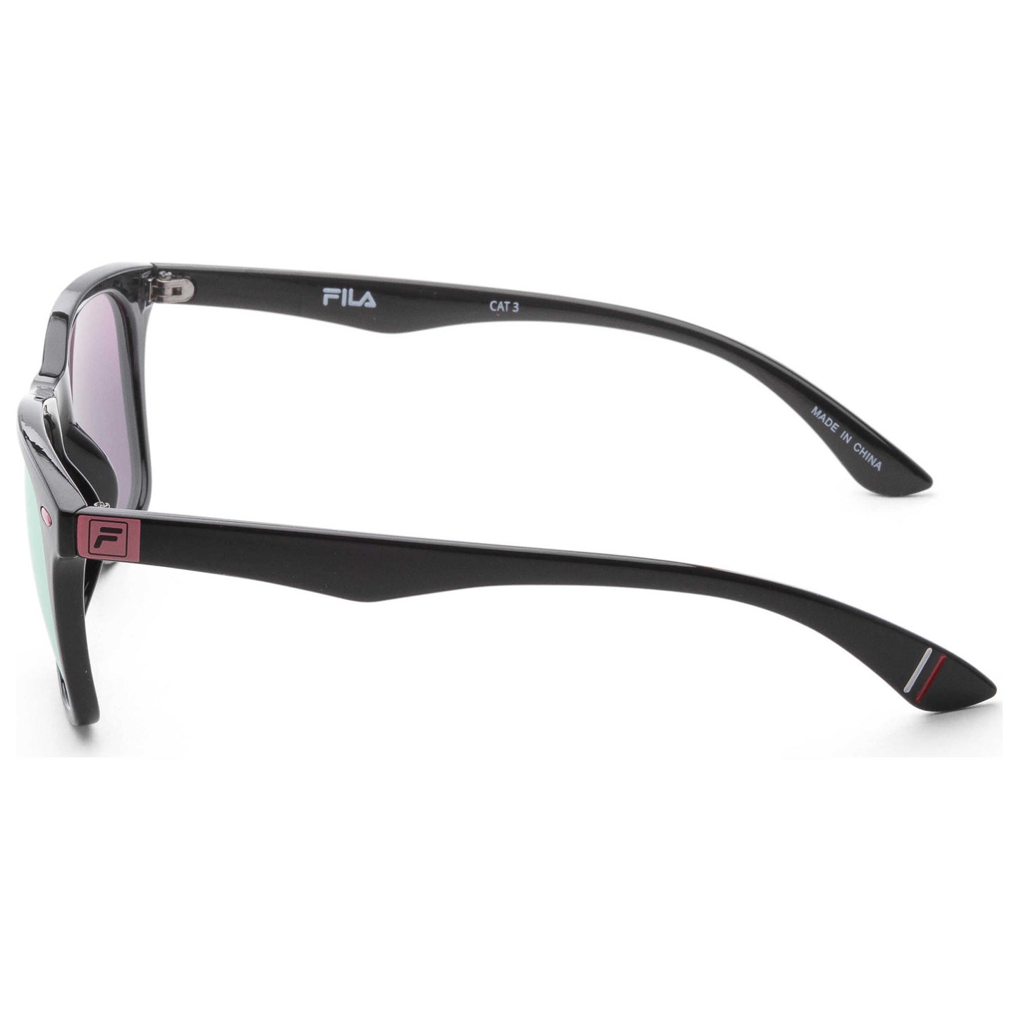 Left view of Fila Women's Sunglasses SFI171-530BLR
