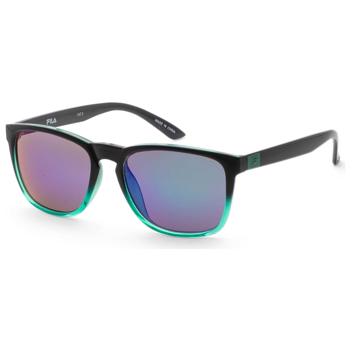 Front view of Fila Women's Sunglasses SFI172-550BLG
