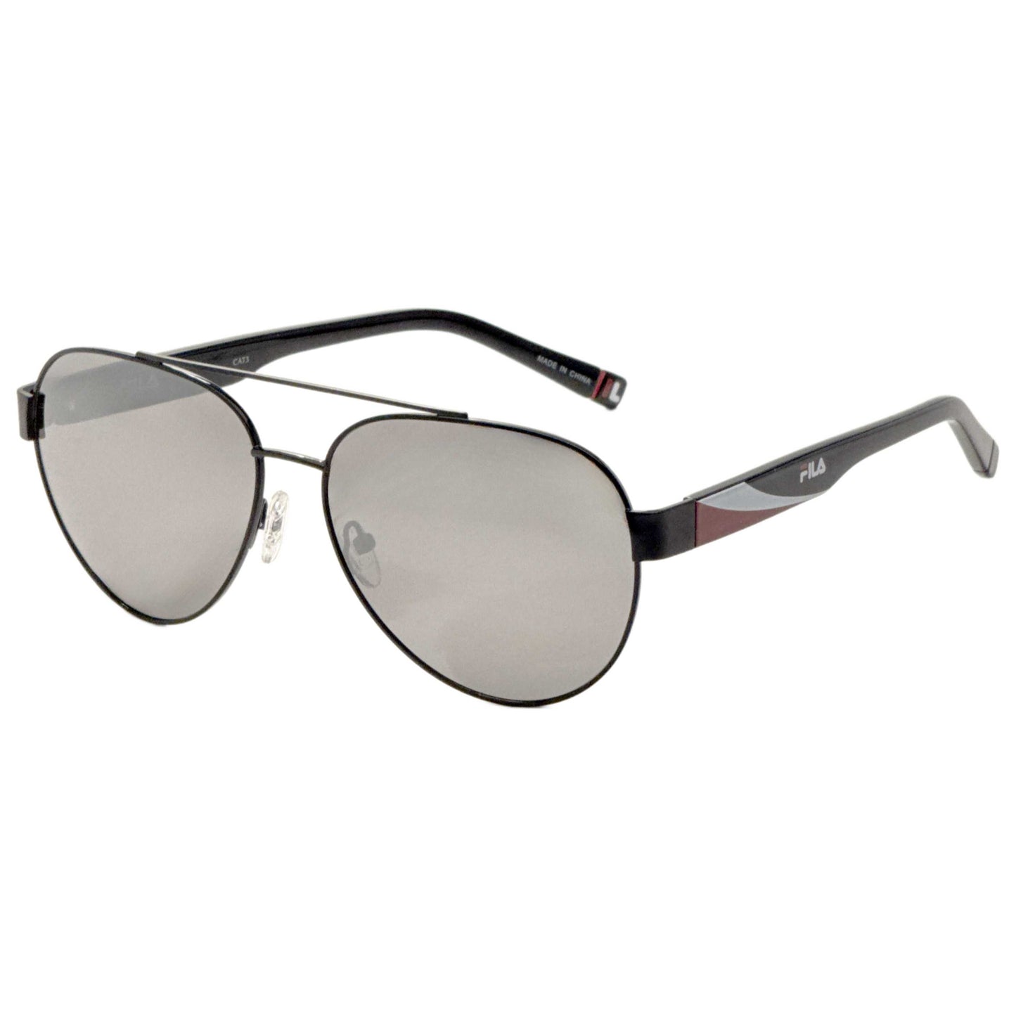 Front view of Fila Unisex Sunglasses SFI181-610BLA
