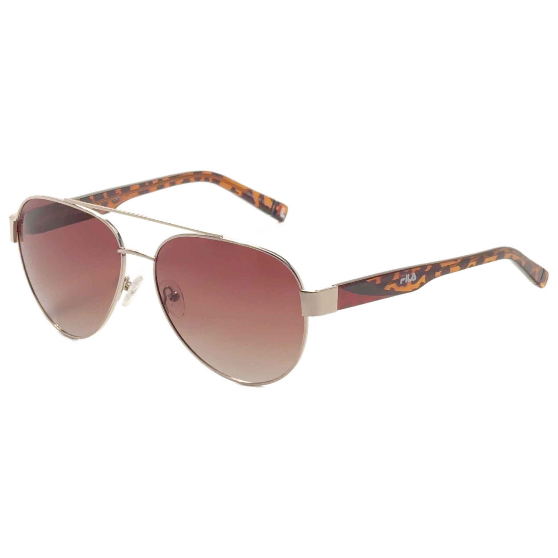 Front view of Fila Unisex Sunglasses SFI181-610GOL