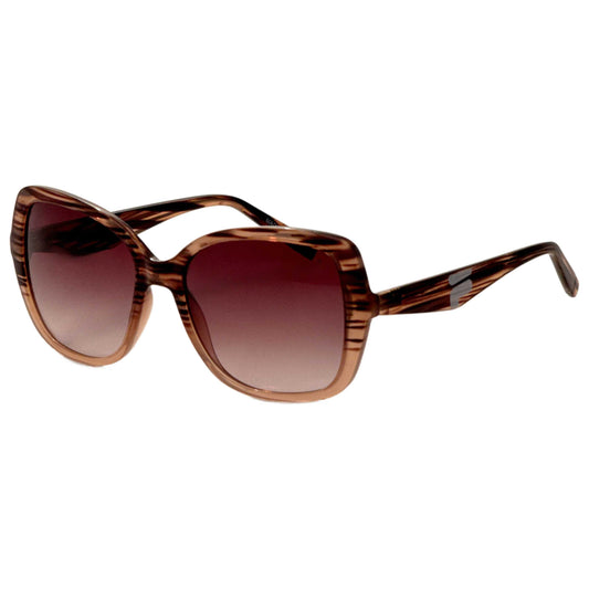 Front view of Fila Women's Sunglasses SFI183-560BRO