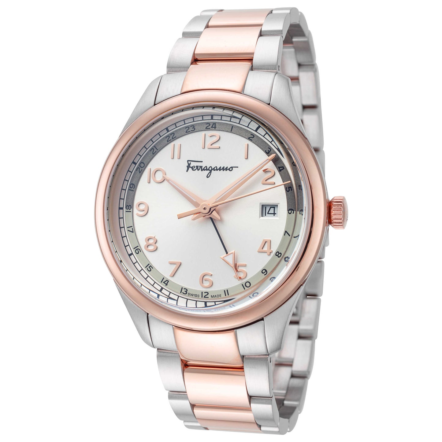 Front view of Ferragamo Timeless Men's Quartz Watch SFMU00522