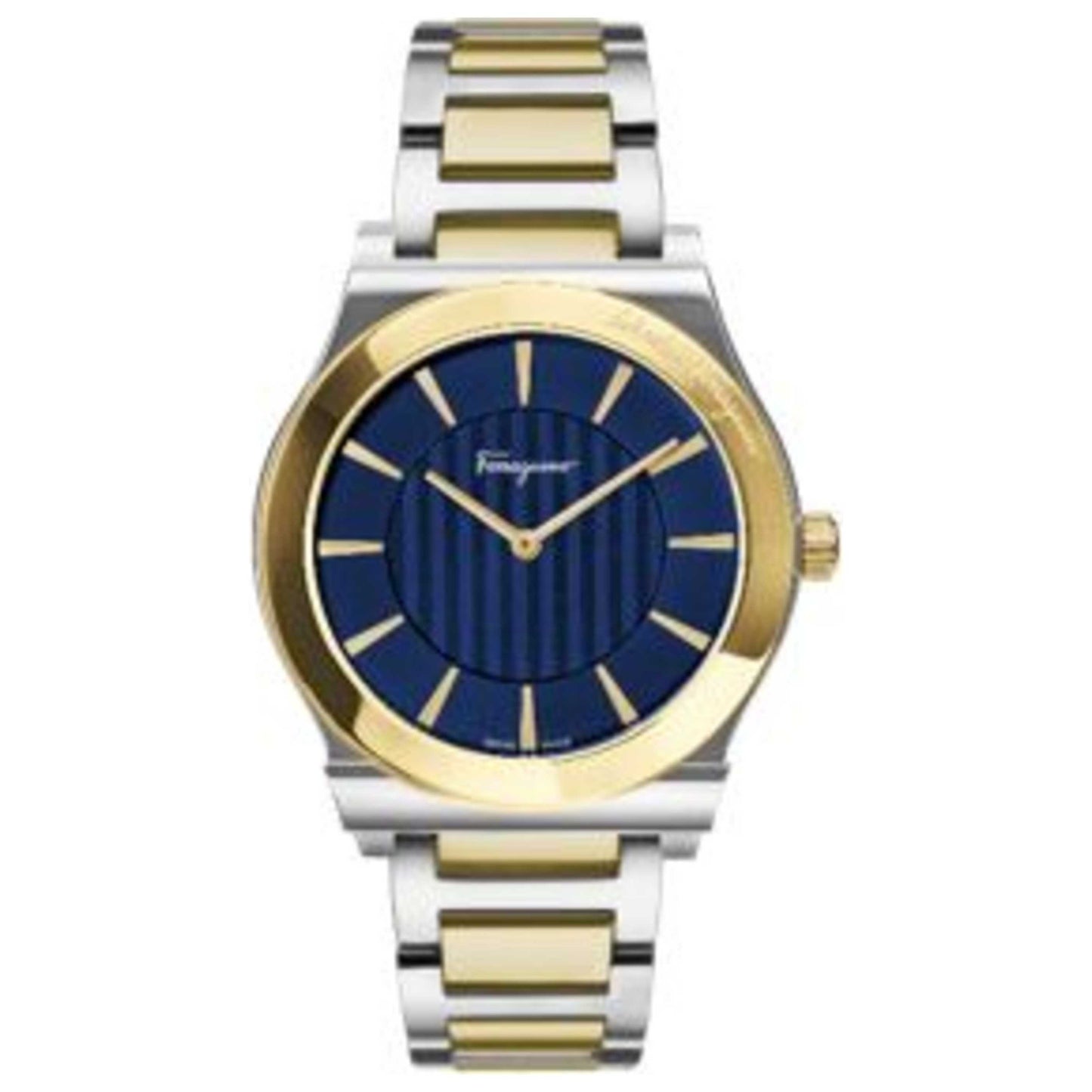 Front view of Ferragamo 1898 Slim Men's Quartz Watch SFPE00419