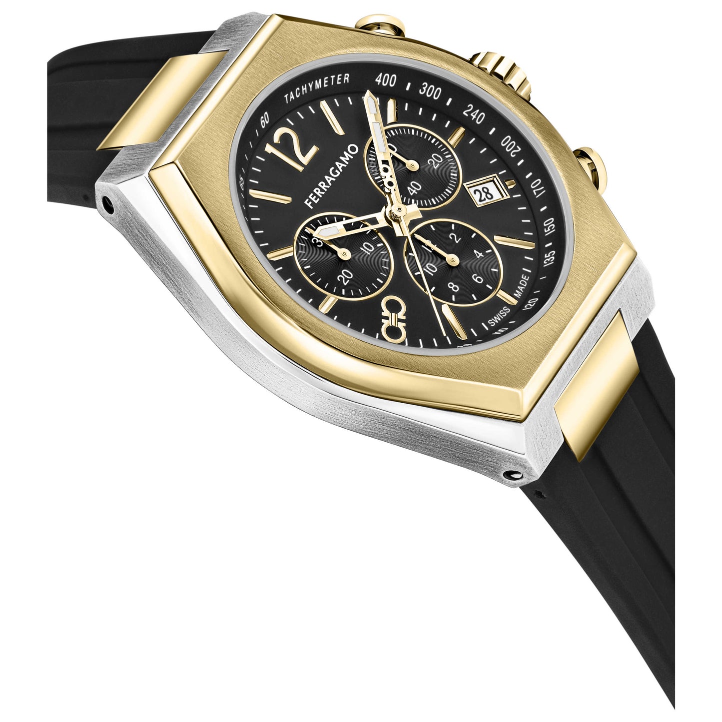 Ferragamo Ferragamo Tonneau Chrono Men's Quartz Watch SFUV00322 - Image #3