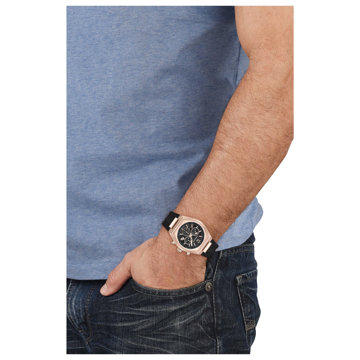 Ferragamo Ferragamo Tonneau Chrono Men's Quartz Watch SFUV00422 - Image #6