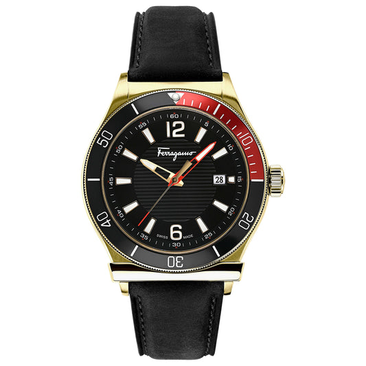 Front view of Ferragamo Ferragamo 1898 Sport Men's Quartz Watch SFYK00420