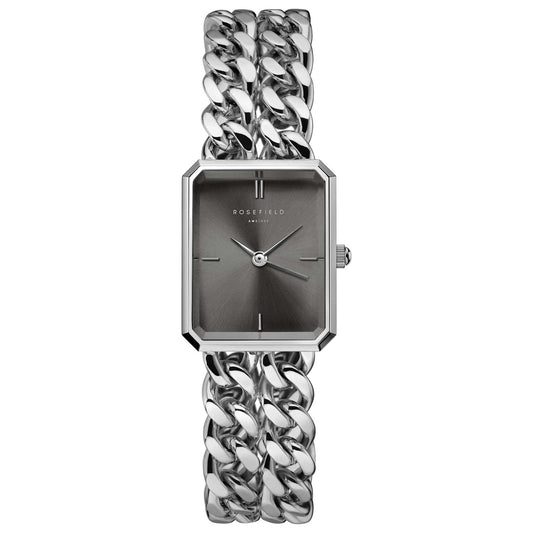 Front view of Rosefield Octagon Women's Quartz Watch SGSSS-O78