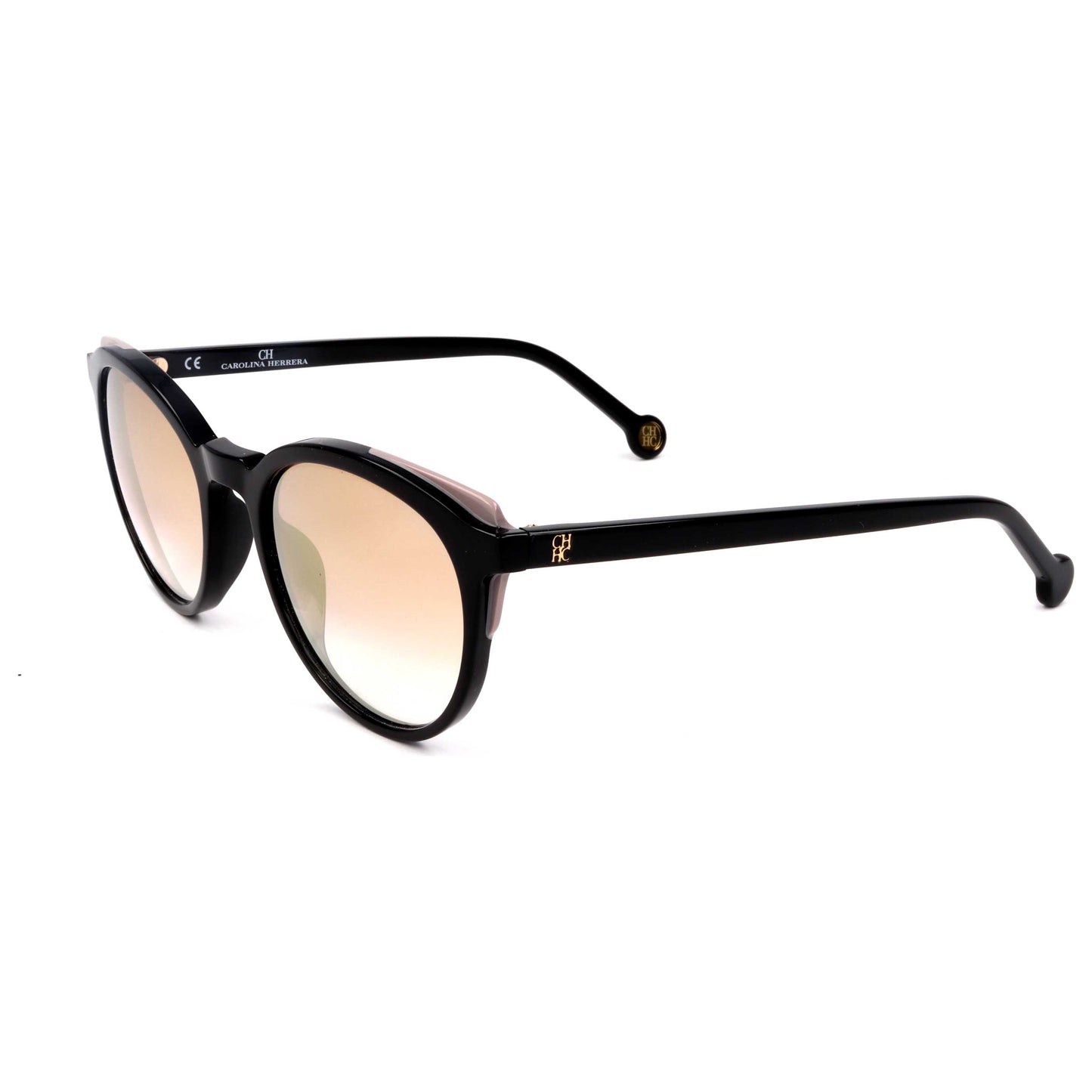 Front view of Carolina Herrera Women's Sunglasses SHE742-700G-50