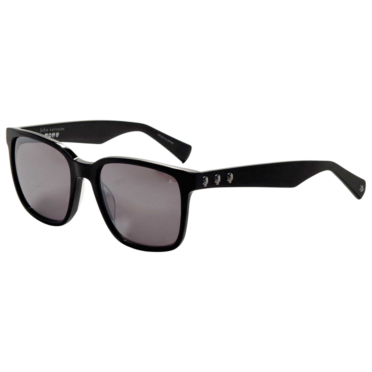 Front view of John Varvatos Men's Sunglasses SJV554-560BLA