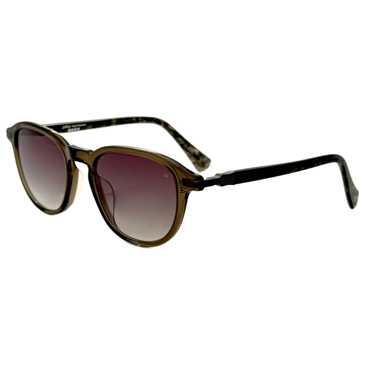 Front view of John Varvatos Men's Sunglasses SJV559-510OLI