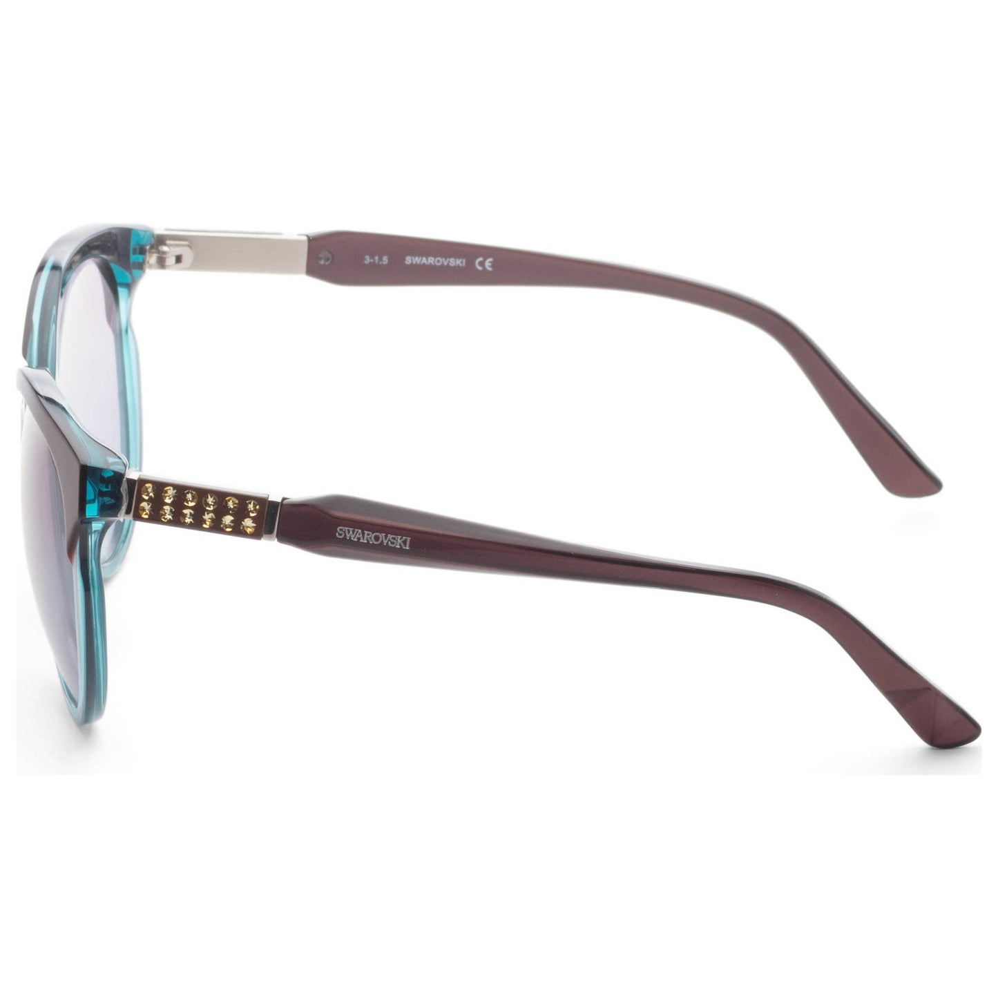 Left view of Swarovski Women's Sunglasses SK0081F-5889T