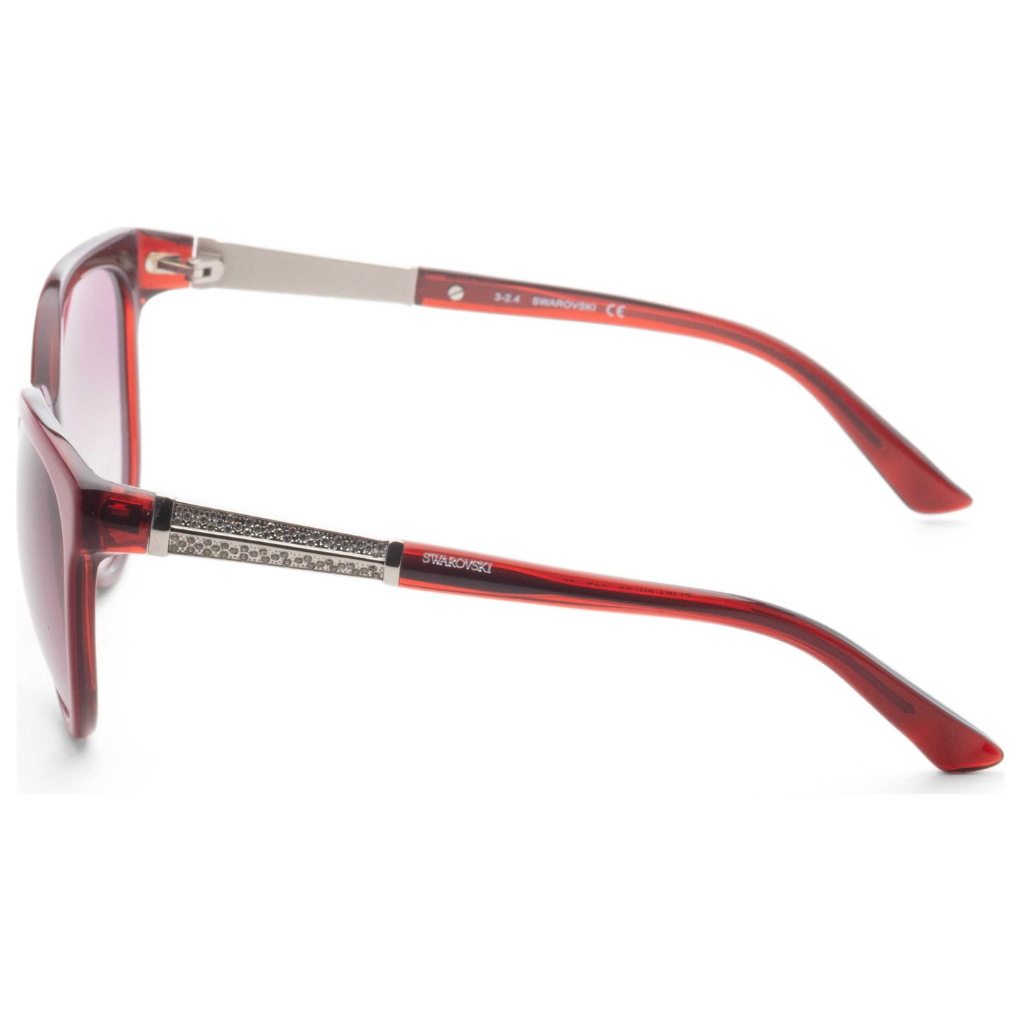 Left view of Swarovski Women's Sunglasses SK0082-5566T