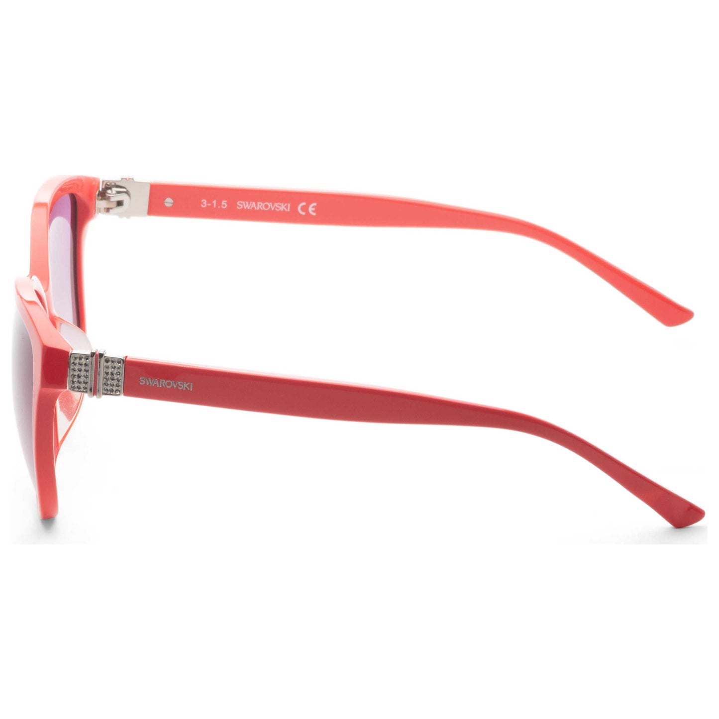 Left view of Swarovski Women's Sunglasses SK0120F-5866B