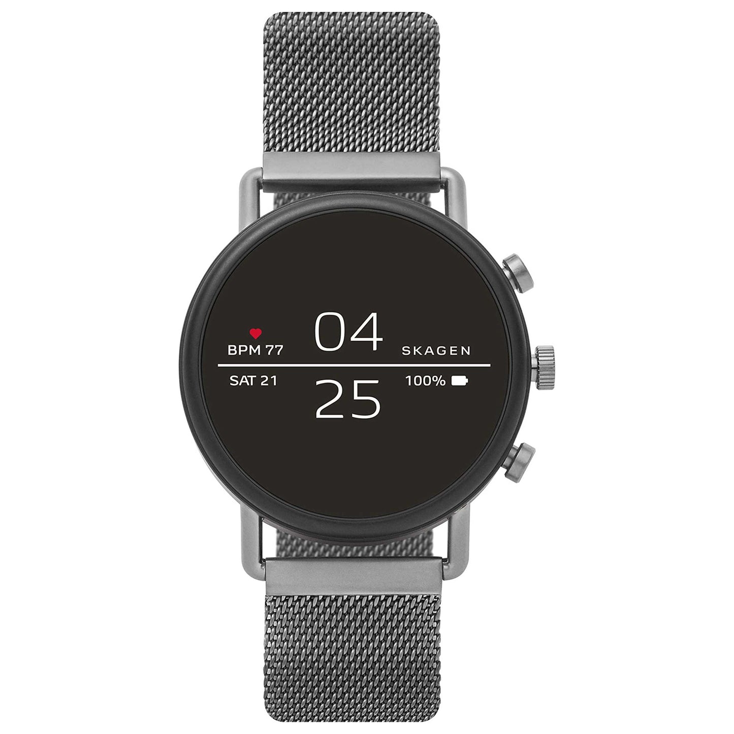 Front view of Skagen Falster 2 Unisex Rechargeable Battery Watch SKT5105